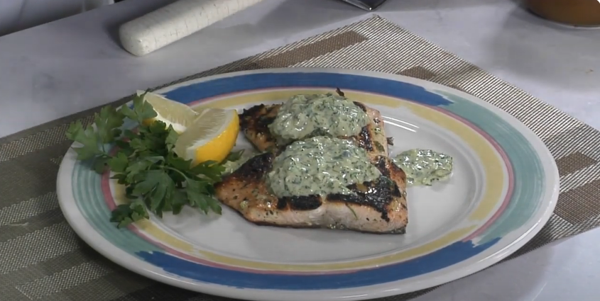 Cilantro-Lime Grilled Salmon