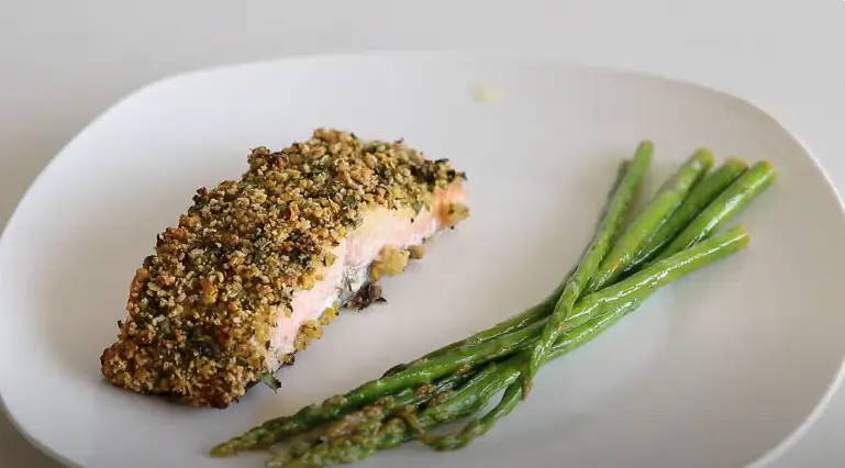 Baked Pistachio-Crusted Salmon