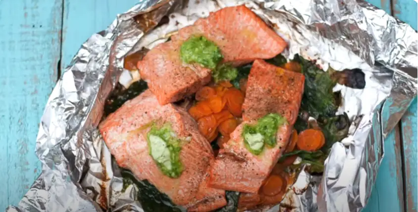 Salmon Foil Pack Dinner