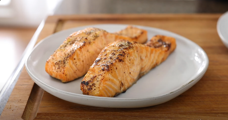 Baked salmon