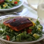 crispy blackened salmon