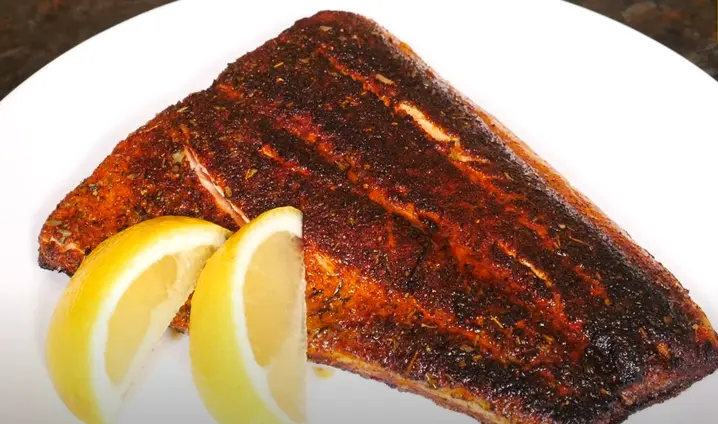 crispy blackened salmon