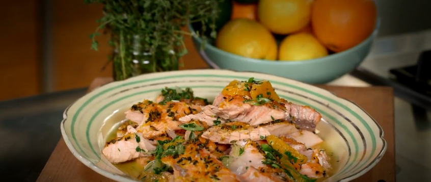 Easy Slow Roasted Salmon