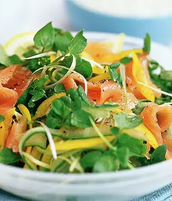 Smoked salmon salad