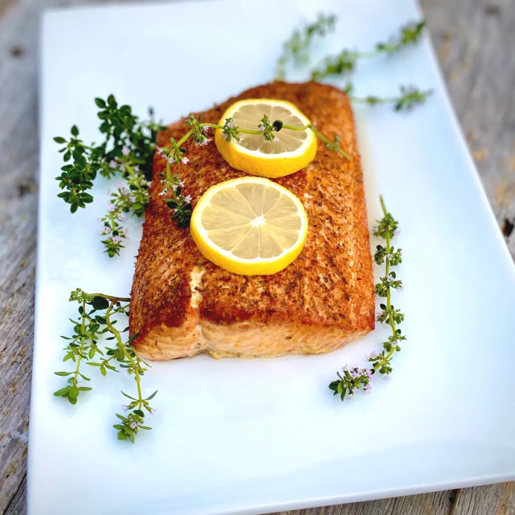 Grilled Cedar Planked Salmon