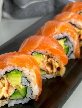 Sushi Order Topped with Salmon NYT