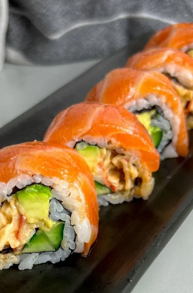 Sushi Order Topped with Salmon NYT